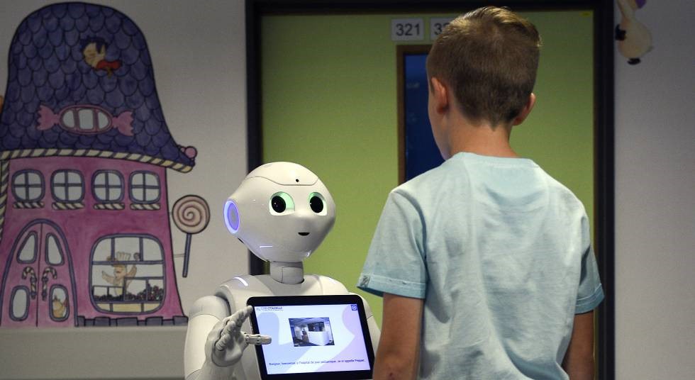 Robots como tutores para niños